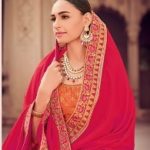 Wonderful combination of Magenta & Cream - Silk Saree